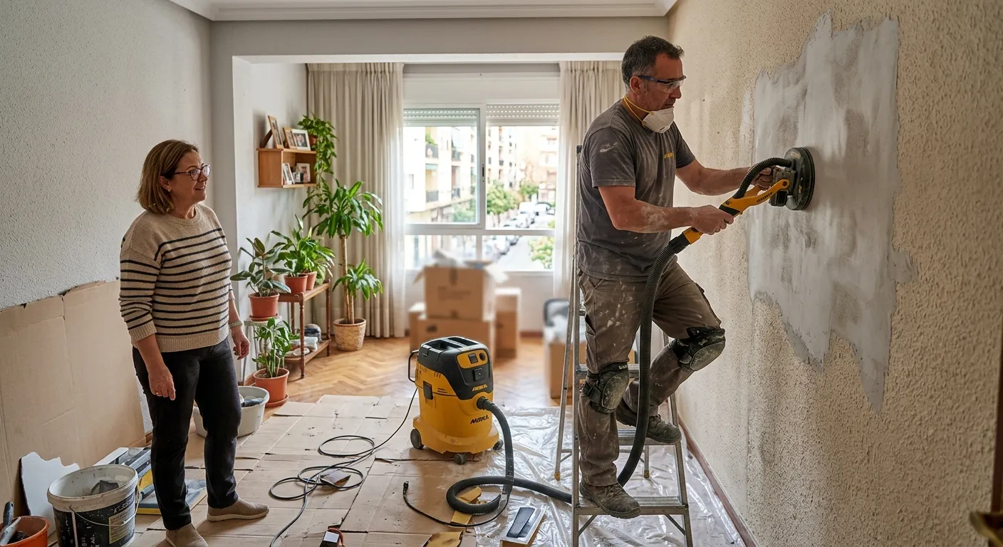 5 Razones por las que quitar el gotelé para alquilar o vender tu piso en Valencia